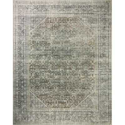 Wimberly WYM-02 Tobacco/Rust Hand-Tufted Printed Area Rug