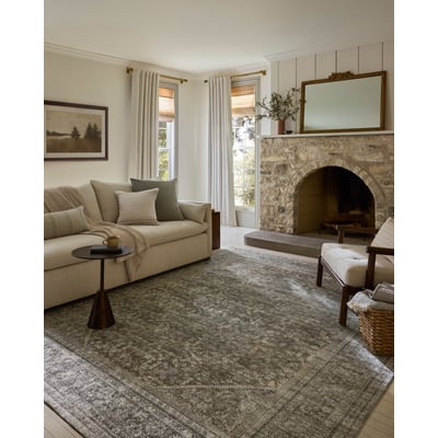 Wimberly WYM-02 Tobacco/Rust Hand-Tufted Printed Area Rug