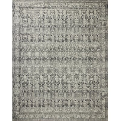 Wimberly WYM-04 Granite/Cream Hand-Tufted Printed Area Rug