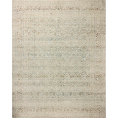 Wimberly WYM-05 Sky/Copper Hand-Tufted Printed Area Rug