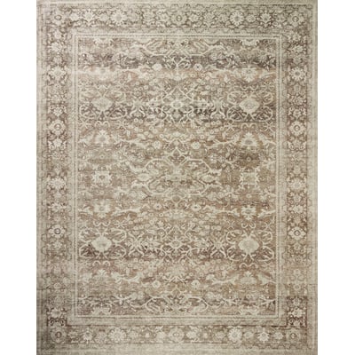 Wimberly WYM-06 Bark/Ivory Hand-Tufted Printed Area Rug
