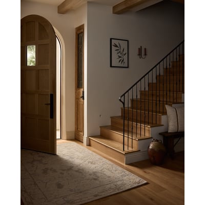 Cynthia CYN-02 Ivory/Sky Wool/Cotton Hand-Tufted Area Rug