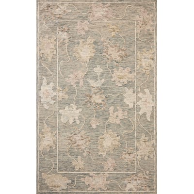 Cynthia CYN-03 Denim/Blue Wool/Cotton Hand-Tufted Area Rug