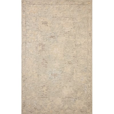 Cynthia CYN-04 Sky/Natural Wool/Cotton Hand-Tufted Area Rug