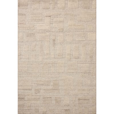 Hartley HRT-01 Ivory/Natural Wool Hand-Tufted Area Rug
