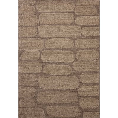 Hartley HRT-05 Brown/Taupe Wool Hand-Tufted Area Rug