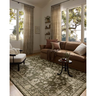 Percival PCV-06 Moss/Natural Area Rug
