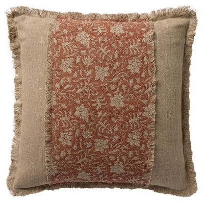 PLL-0203 Pillow Orange/Natural