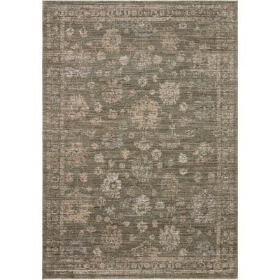 Priscilla PRL-02 Olive/Sand Area Rug