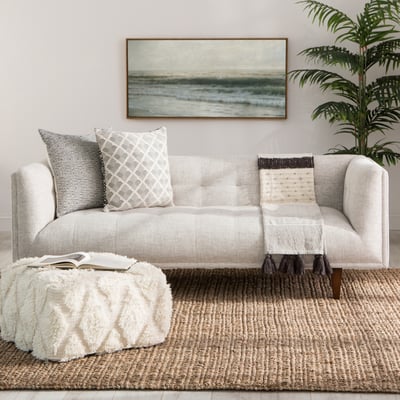 Naturals Lucia Achelle Taupe Jute Handmade Area Rug