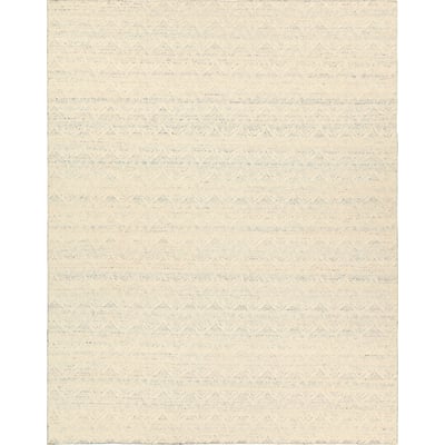 Enclave Mashal Blue/White Wool/Cotton Handmade Area Rug