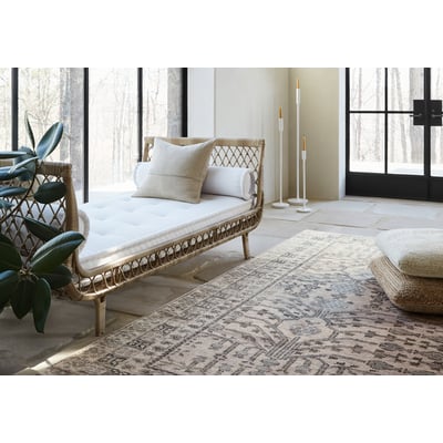 Salinas Cosimo Grey Wool Hand-Knotted Area Rug