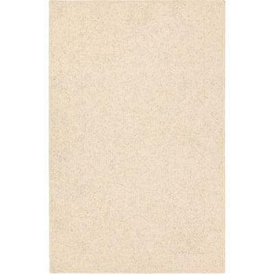 Province Arlette Tan/White Wool Hand-Tufted Area Rug