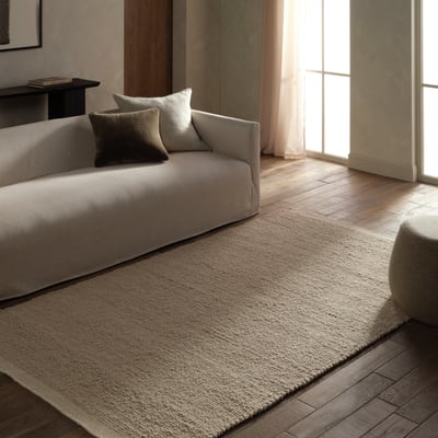 Vestra Brodie Tan Wool Handmade Area Rug