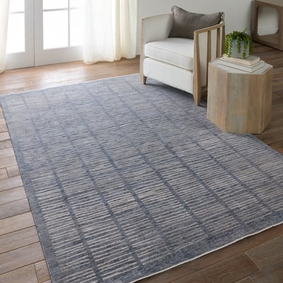 Ballad Dounia Blue/Light Grey Area Rug