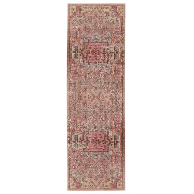 Swoon Priyah Pink/Grey Outdoor Area Rug