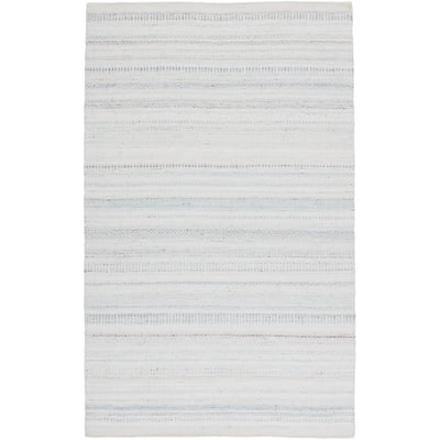 Penrose Parson Light Blue/Ivory Handmade Outdoor Area Rug