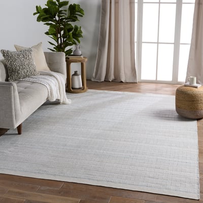 Penrose Parson Light Blue/Ivory Handmade Outdoor Area Rug