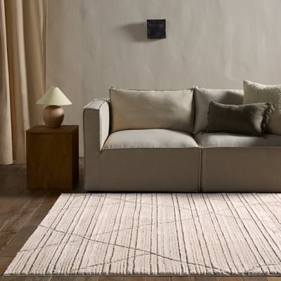 Jaida Sachi Ivory/Grey Area Rug