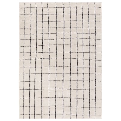 Jaida Align Ivory/Black Area Rug