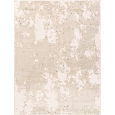 Jaida Meilani White Area Rug