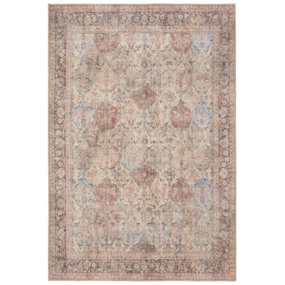 Garcia Washables Toreth Tan Printed Area Rug