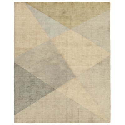 Bowery Certain Tan Wool Handmade Area Rug