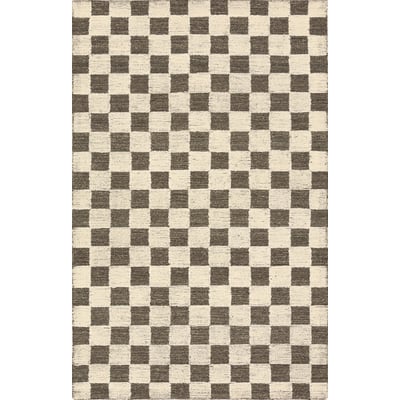 Finnigan Tijara Tan/Brown Wool Hand-Tufted Area Rug