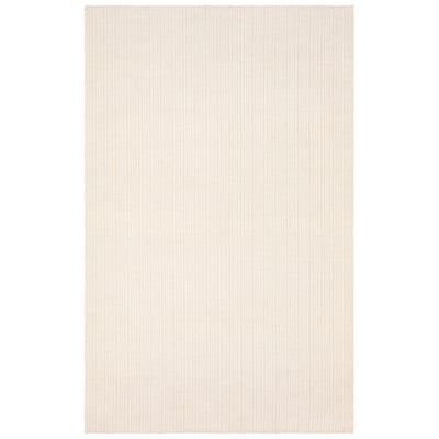 Nakasa Jeston Tan/White Wool Handwoven Area Rug