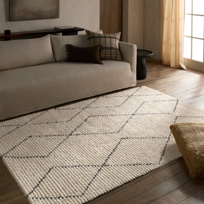 Tamry Leah White Area Rug