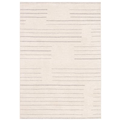 Ziyad Lumall Cream/Light Grey Area Rug