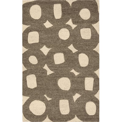 Reyner Rani Brown Wool Hand-Tufted Area Rug