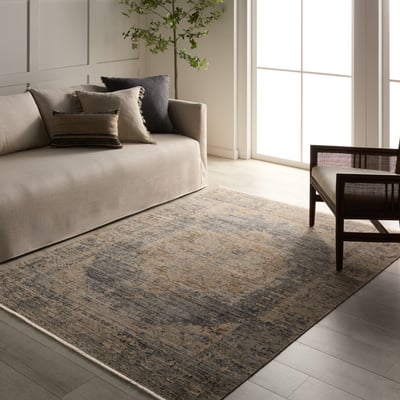 Tejal Jamie Tan/Grey Outdoor Area Rug