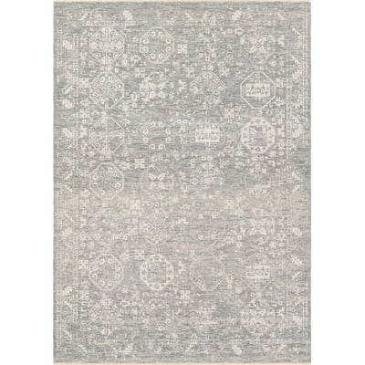 Vekhea Faiza Grey/Blue Area Rug