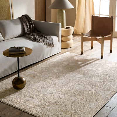 Vekhea Nara White/Tan Area Rug