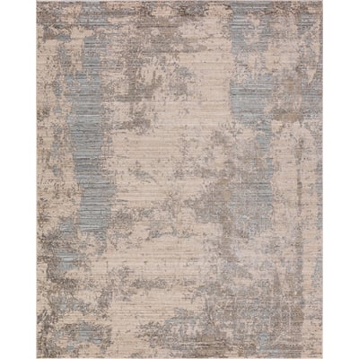 Zein Keya Tan/Blue Area Rug