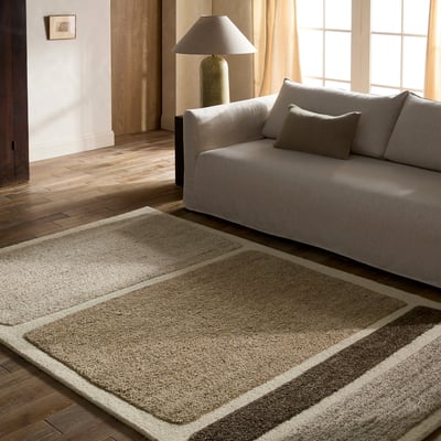 Casey Demi Tan/Brown Wool Hand-Tufted Area Rug