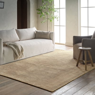 Elaine Haven Tan Jute/Cotton Handwoven Area Rug