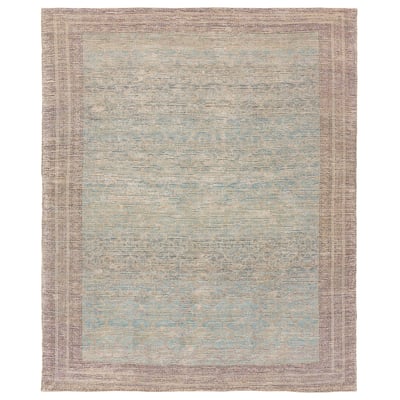Elaine Kyleen Blue Jute/Cotton Handwoven Area Rug
