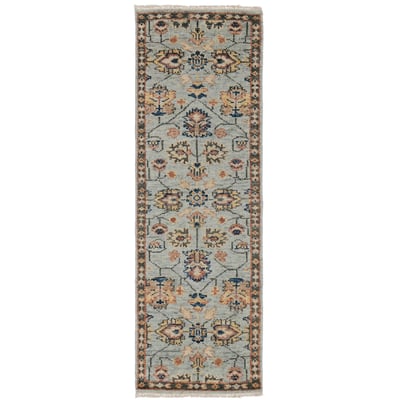 Carrington 9826503F Green/Grey Wool Hand-Knotted Area Rug
