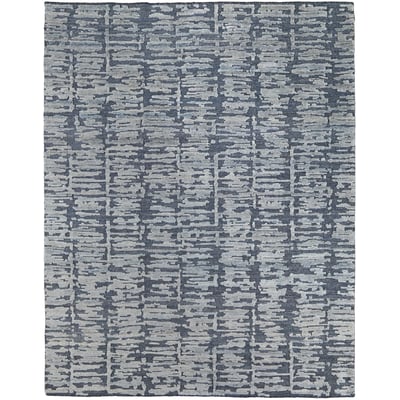 Berwyn T12T6005 Blue Wool Hand-Knotted Area Rug