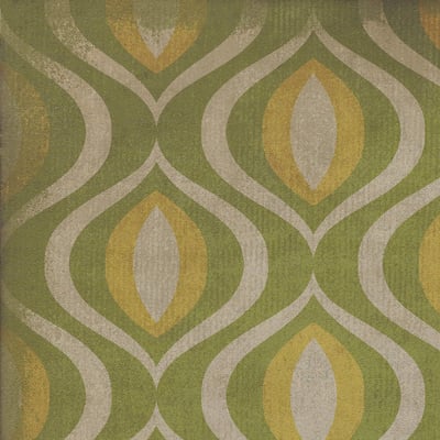 Classic Vintage Vinyl Pattern 15 Non-Slip Backing Area Rug