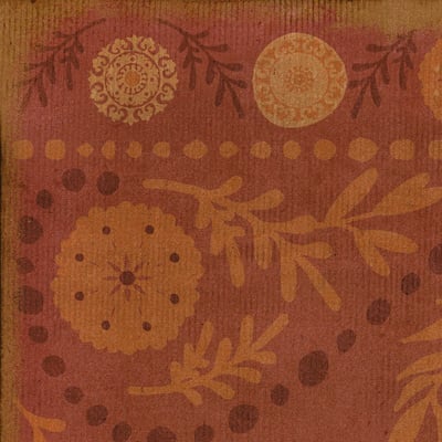 Classic Vintage Vinyl Pattern 38 Non-Slip Backing Area Rug