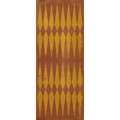 Classic Vintage Vinyl Pattern 08 Non-Slip Backing Area Rug