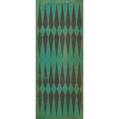 Classic Vintage Vinyl Pattern 08 Non-Slip Backing Area Rug