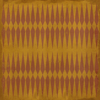 Classic Vintage Vinyl Pattern 08 Non-Slip Backing Area Rug