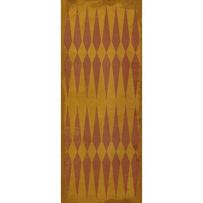 Classic Vintage Vinyl Pattern 08 Non-Slip Backing Area Rug