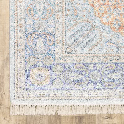 Malabar 45301 Blue/Red Handmade Area Rug