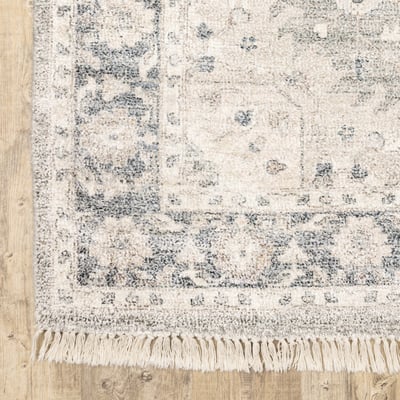 Malabar 45302 Beige/Grey Handmade Area Rug