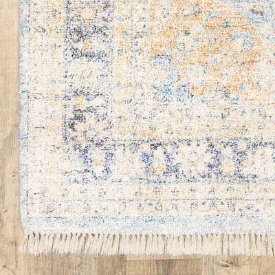 Malabar 45306 Blue/Beige Handmade Area Rug